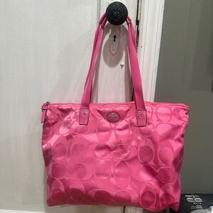 COACH Nylon Packable 2 Piece Weekender Bag